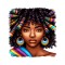 Sticker decorativ, Beauty, Multicolor, 55 cm, 6691ST