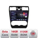 Navigatie Subaru Subaru Forester Impreza XV 2011-2016 Edotec Kit-062 8 core QLED 2K 16+512 360 Android Waze USB Navigatie Internet Youtube Radio CarSt