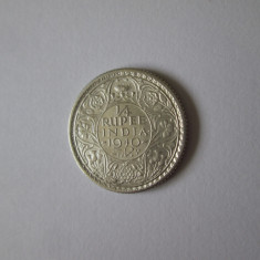 India colonie Britanica 1/4 Rupee 1940 argint regele George VI