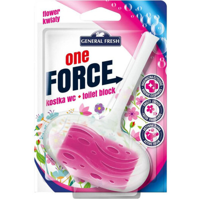 Odorizant WC GENERAL FRESH One Force Flower, 40 g, Bile Odorizante Toaleta, Odorizant Toaleta, Odorizant Anticalcar pentru WC, Odorizant pentru Toalet foto