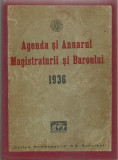 Agenda si Anuarul Magistraturii si Baroului pe anul 1936