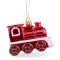 Ornament pentru brad - locomotivă lucioasă - 8 x 6 x 3 cm