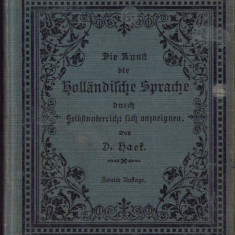 HST C1191 Die Kunst die Holländische Sprache durch Selbstunterricht ... de Haef