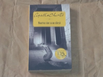 AGATHA CHRISTIE - MOARTEA VINE CA UN SFARSIT foto