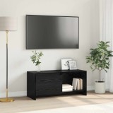 vidaXL Set comodă TV Stejar Negru 90 x 35 x 40 cm Lemn compozit 875233