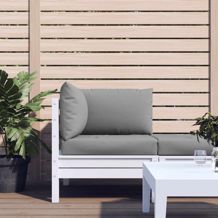 Gossi perne pentru canapea din paleti, 3 buc., gri, material textil