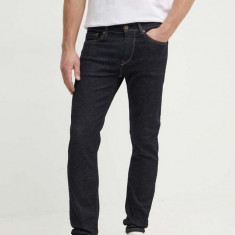 Pepe Jeans jeansi SLIM JEANS barbati, culoarea albastru marin, PM207388AB1