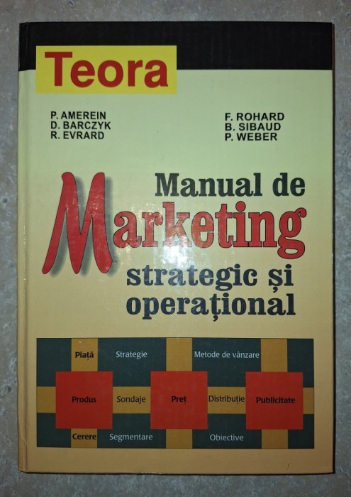 P. Amerein - Manual de marketing strategic si operațional