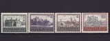 ✅ ( S45 ) Germania Reich 1943/&#039; 44 Guvernamantul General &quot; Orase - castele &quot; serie Mi.113-116 , nestampilat/negumat !