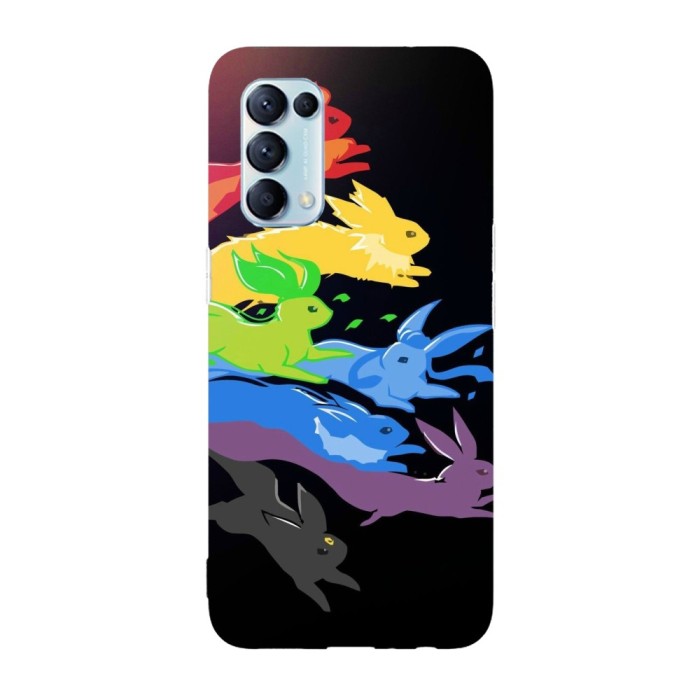 Husa compatibila cu Oppo Find X3 Pro model Eevee attack, Silicon, TPU, Viceversa