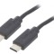 Cablu USB-C 2.0 2m Negru