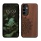 Husa Kwmobile pentru Samsung Galaxy A55, Maro, Lemn, KWM000021PL001C