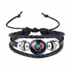 Bratara HARRY POTTER Piele Cu Insigna Ravenclaw foto