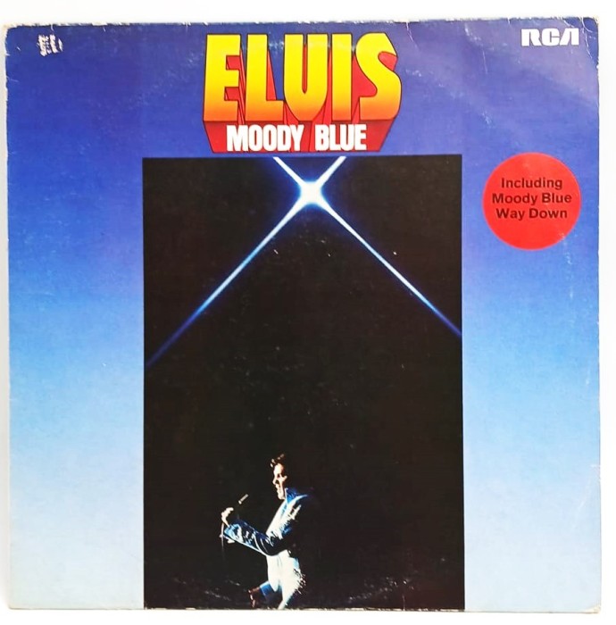 Elvis Presley - Moody Blue NM / VG+ vinil LP disc pop rock RCA Germania 1977