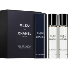 Cauti Set cadou Chanel Bleu de Chanel (Apa de toaleta 20 ml + 2 x Rezerve  20 ml), Pentru Barbati? Vezi oferta pe Okazii.ro