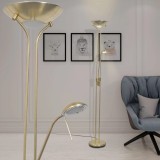 Lampă de podea cu iluminare LED și intensitate variabilă 23 W, vidaXL