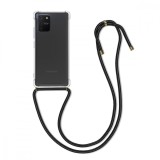 Husa pentru Samsung Galaxy S10 Lite, Silicon, Negru, 51413.01, Textil, Carcasa, Kwmobile