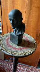 SCULPURA VECHE.V.I.LENIN.MATERIAL ANTIMONIU foto