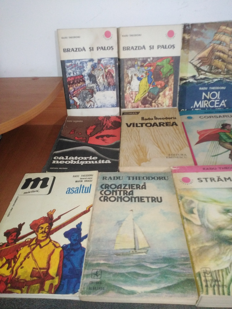 Pachet 16 carti RADU THEODORU - romane militare / serie de autor/ tr.  gratuit | Okazii.ro