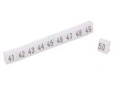 &quot;Etichete albe 4,5mm PCV 250 buc.&quot;