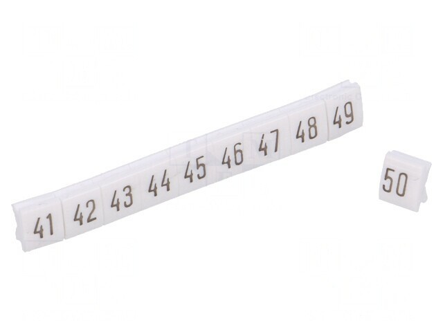 &quot;Etichete albe 4,5mm PCV 250 buc.&quot;