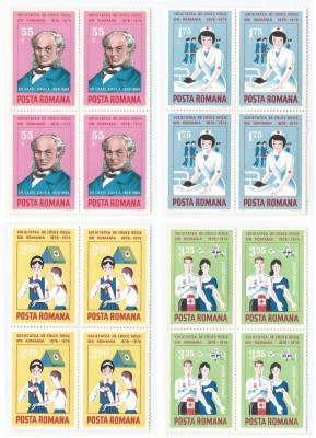 |Romania, LP 912/1976, Centenarul Crucii Rosii, bloc 4, MNH foto