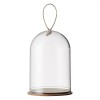Cupolă Crăciun, Transparentă și cu Bază din Lemn, 7x11.5cm, Oem