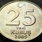 Moneda 25 YENI KURUS - TURCIA, anul 2005 * cod 1143