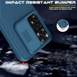 Husa de protectie pentru Xiaomi Redmi Note 11, NEWZEROL, policarbonat, albastru