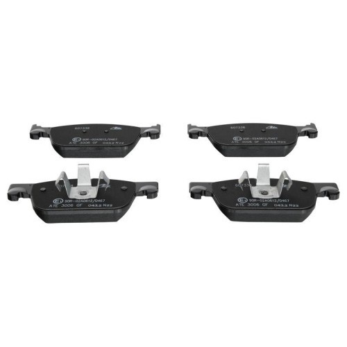 Placute frana fata Ate, Volvo S60 Iii, 02.2019-, S90 Ii, 01.2016-, V60 Ii, 02.2018-, V90 Ii Combi, 03.2016-, Xc60 Ii, 03.2017-,