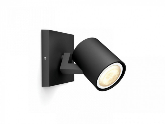 Spot LED Philips Hue Runner, Bluetooth, GU10, 5W (50W), 350 lm, luminaalba