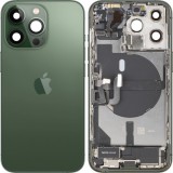 Capac Baterie Apple iPhone 13 Pro, Cu Carcasa Mijloc, Full Parts, Verde (Alpine Green), Swap