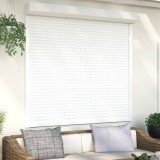 Gossi oblon rulant, alb, 160 x 150 cm, aluminiu