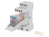 Releu intermediar 4PDT 24VDC pentru șină DIN