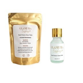 Primer extensii gene Glamura Lashes