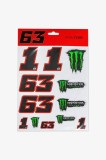 Francesco Bagnaia abțibilduri Monster Energy 2026 - A4
