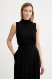 MICHAEL Michael Kors vesta de l&acirc;nă culoarea negru, light, cu turtleneck, MT561904VR