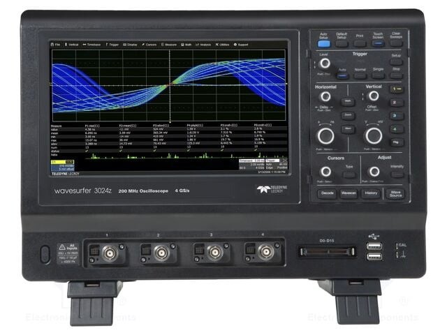 Osciloscop digital LC-SURFER3024Z Osciloscop: digital; Ch: 4; 200MHz; 2Gsps; 10Mpts; 2n&divide;100s/div pentru a oferi Masuratori Automate