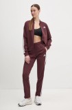 Adidas trening 3-Stripes femei, culoarea violet, JD2683