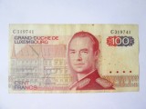 Rară! Luxemburg 100 Francs 1980,bancnota din imagini la cel mai mic preț