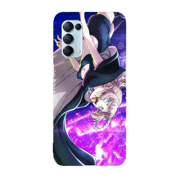Husa compatibila cu Oppo Find X5 model Call of the Night Nazuna Nanakusa, Silicon, TPU, Viceversa