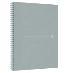 Caiet Cu Spirala A4+, Oxford Origins, 70 File-90g/mp, Scribzee, Coperta Pp - Dictando - Gri Deschis foto