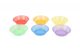 Set de 6 boluri translucide colorate pentru activitati senzoriale, Tickit