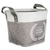 Cosuri de Depozitare Textile Elegante Gri Bej cu Manere, CMCLASS