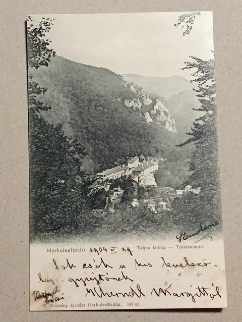 1904 - Baile Herculane, panorama (jud.Caraș-Severin)