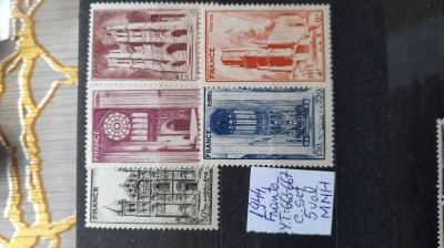 1944-Franta- 5 val, compl.set -MNH foto