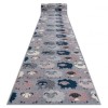 Traversa Heos 78468 gri si albastru Oaie, 80 cm, Dreptunghi, Polipropilena