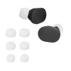 Set 6 Varfuri de schimb Kwmobile pentru JBL Tune Buds, Alb, Silicon, KWM0000256A002C