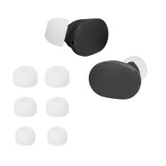 Set 6 Varfuri de schimb Kwmobile pentru JBL Tune Buds, Alb, Silicon, KWM0000256A002C