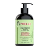 Balsam fără clătire pentru păr Mielle Organics Rosemary Mint cu biotină și rozmarin, 355 ml